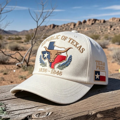 🔥Republic of Texas Embroidered Hat