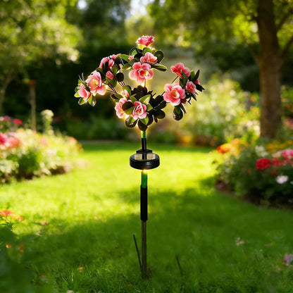🔥2026 Summer Hot Sale 49%  OFF-LED Solar Flower Lights Rhododendron Outdoor Simulated Flower Lamp