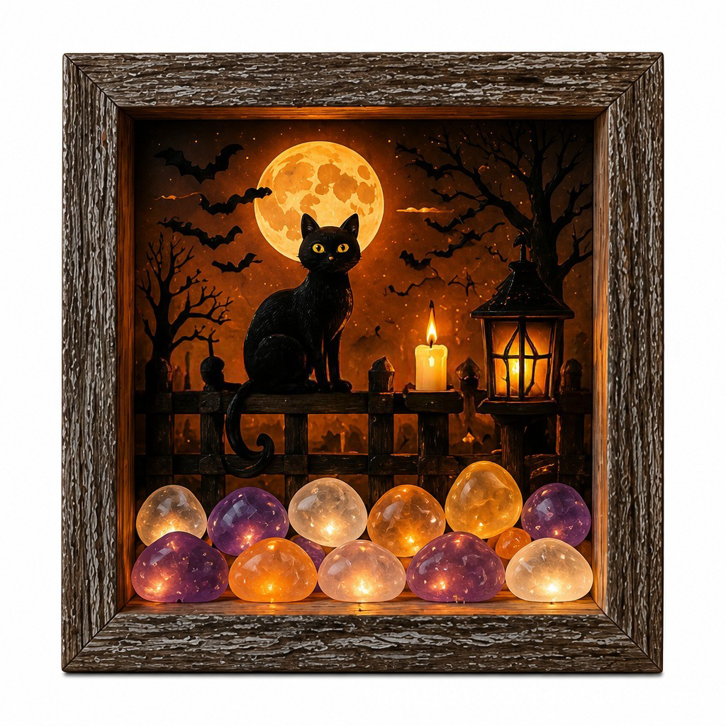 🎁Last Day 50% OFF -🔥💝Halloween Shadow Box Night Light
