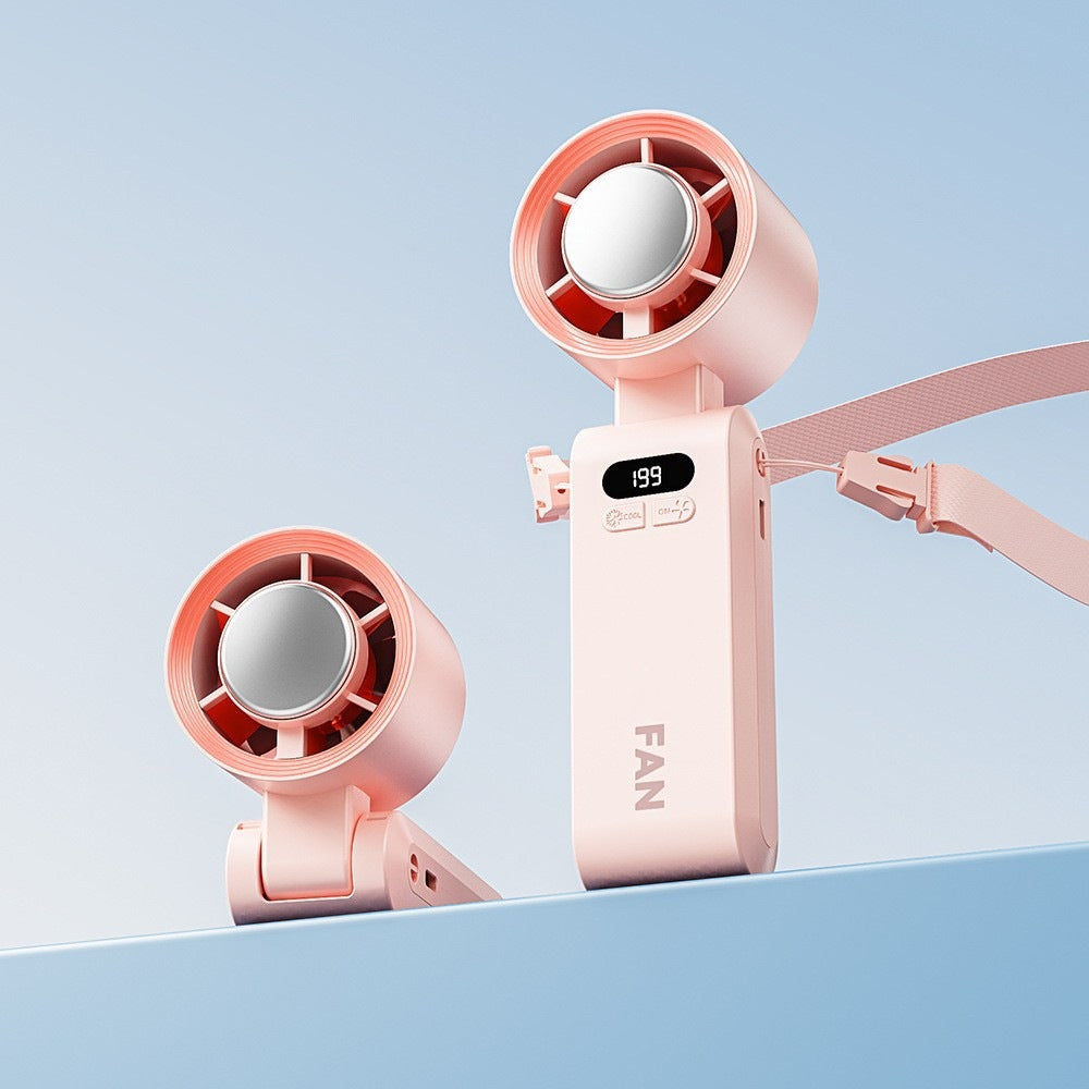 ❄️Ice in Your Pocket. Hurricane in Your Hand🥶Ultra-High Speed Portable Fan🌪️