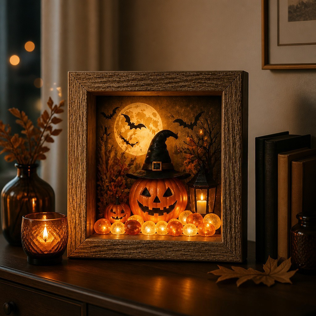 🎁Last Day 50% OFF -🔥💝Halloween Shadow Box Night Light