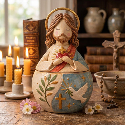 Porta statuette religiose con coperchio rimovibile