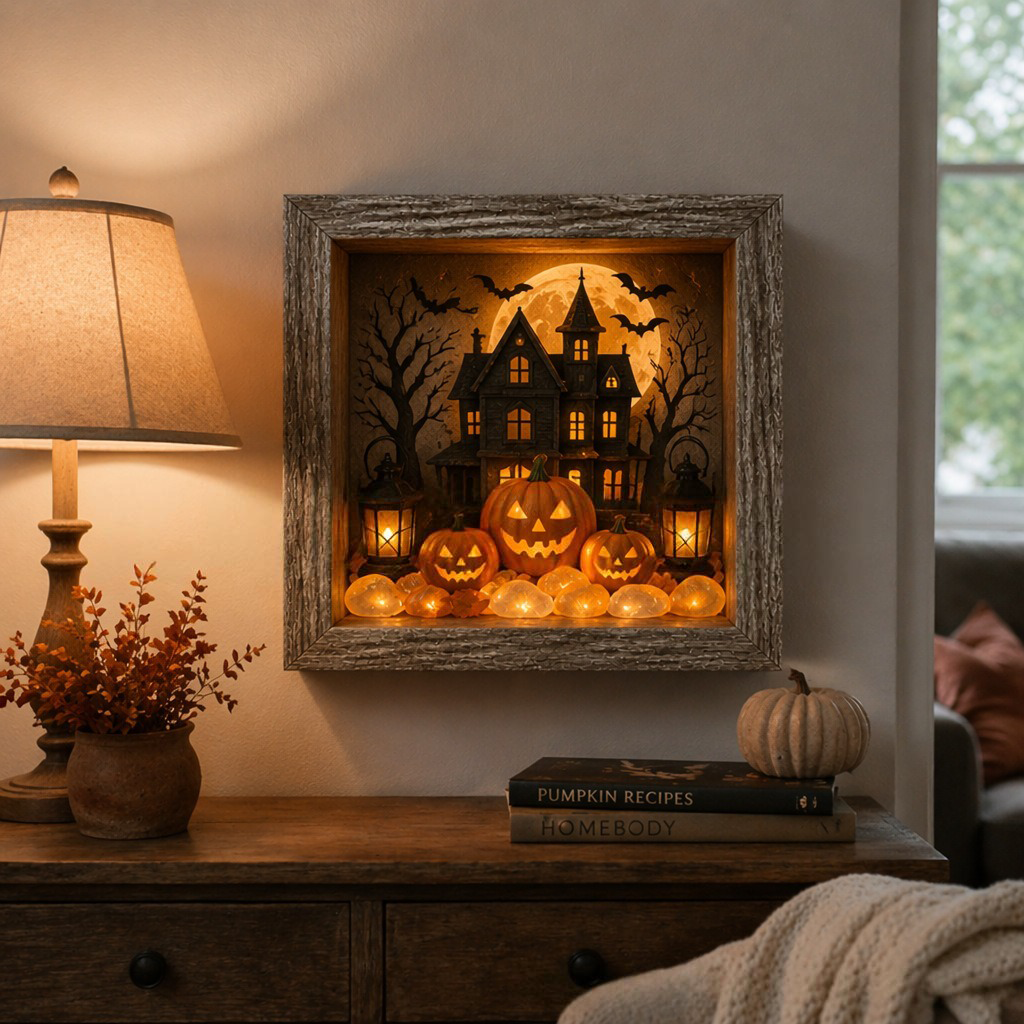 🎁Last Day 50% OFF -🔥💝Halloween Shadow Box Night Light