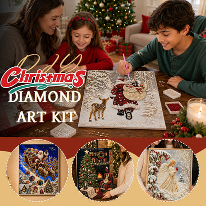 🎄 Christmas Reindeer Diamond Painting Kit
