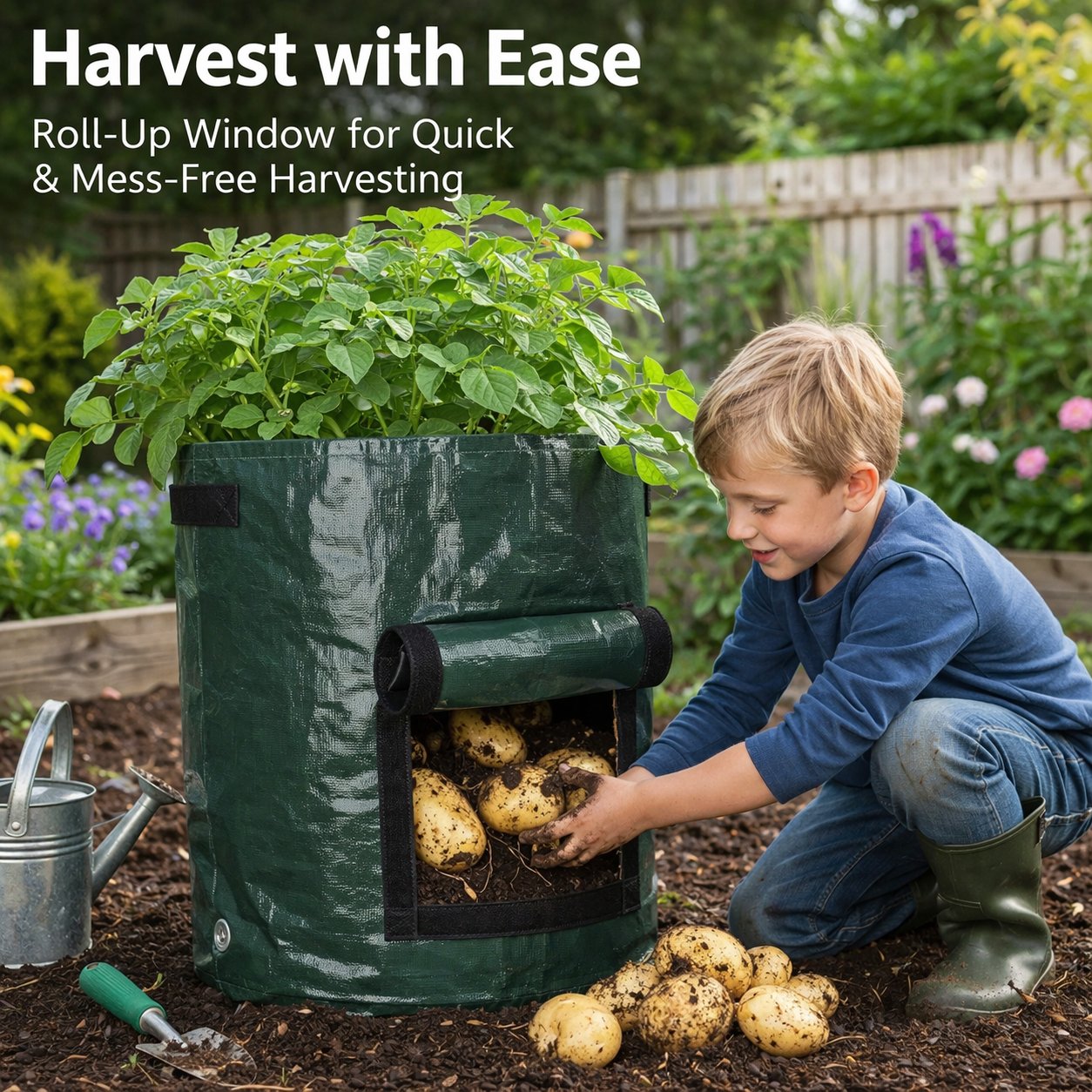 🥔 Garden Cloth Planting Bags – Breathable & Easy Harvest Grow Bags 🔥