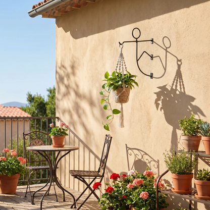 🎣 Creative Iron Wall Bracket - Transform Your Walls into Living Art