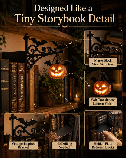 📚 Where Every Shelf Tells a Story——Halloween Edition Library Shelf Lanterns