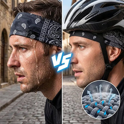 🔥Summer Sale 49% OFF🧢Elastic Cycling Sports Cap✨✨Stay Focused—Not Distracted by Sweat😎