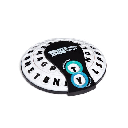 Starts With Ends - The Fast Paced Word Game Your Family Games Collection Has Been Missing. Spin The Letter Wheels and Race to Shout the Word – Includes 1 Spinner Device and 20 Tokens.