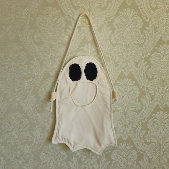 Halloween Ghost Bag Sewing Template - With Instructions