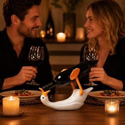 🔥Hot Sale⚡🪿 Goose-Shaped Wine Bottle Holder🍷 ✨