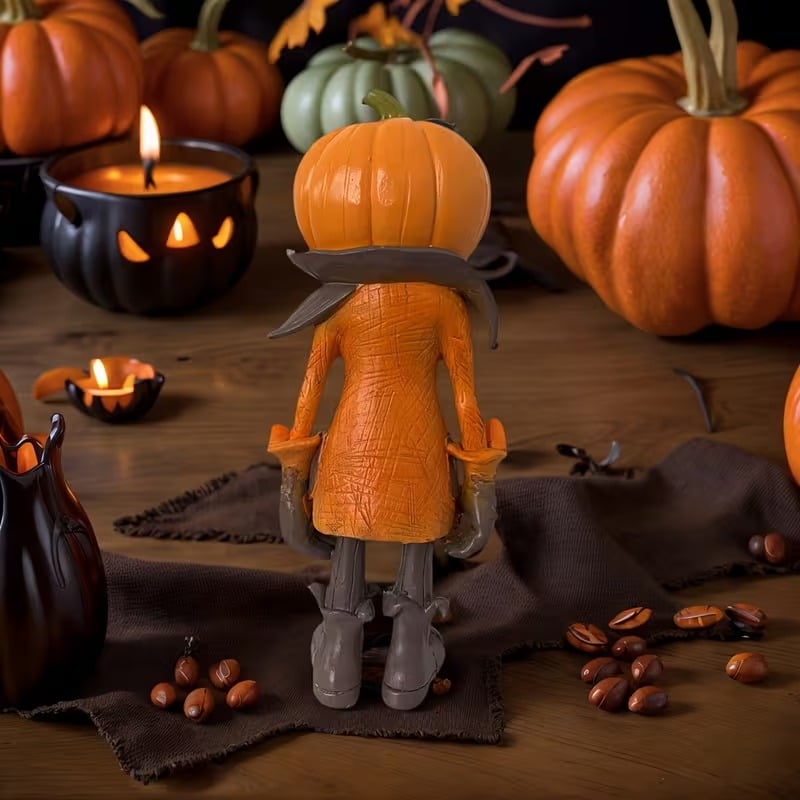 🔥HOT SALE🔥💥🏆Only $45.99 This Week👻Halloween Pumpkin Man Figurine/Decoration🎃