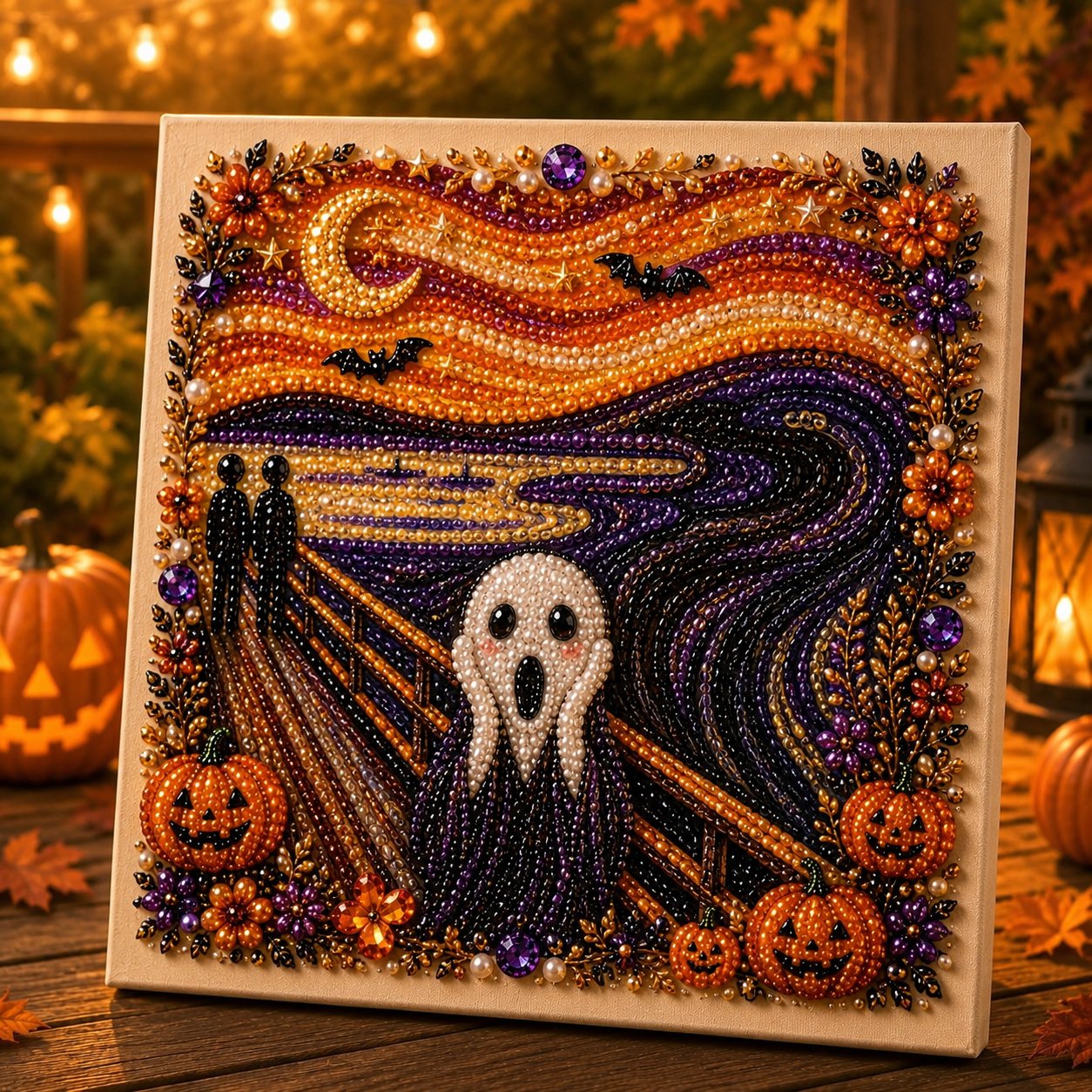 🔥Last Day 49% OFF - 🎃Halloween Theme Pearl Art DIY Kit 👻