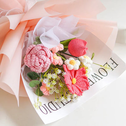 💕Mother's Day Special Sale💕Handmade Delicate Crochet Flower Bouquet