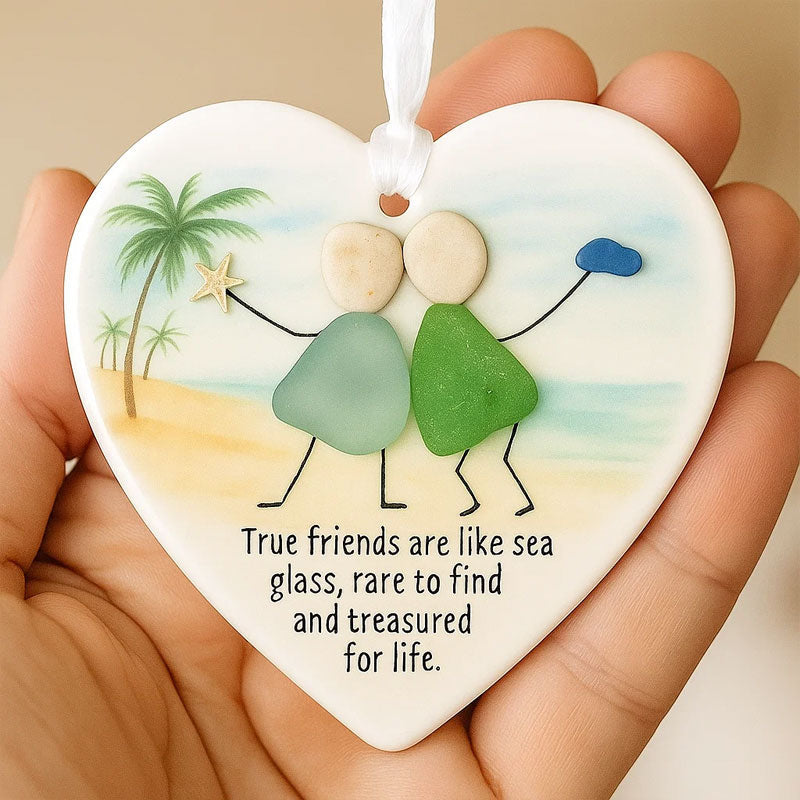 ❤️Heart-Shaped  Friendship Decor🌊✨ Shaped by Nature & Crafted by Hand💝