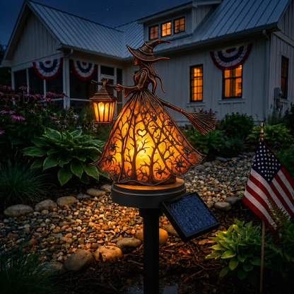 ✨ Solar Garden Sculpture Light | Waterproof Outdoor Landscape Decorative Light with Fantasy Theme
