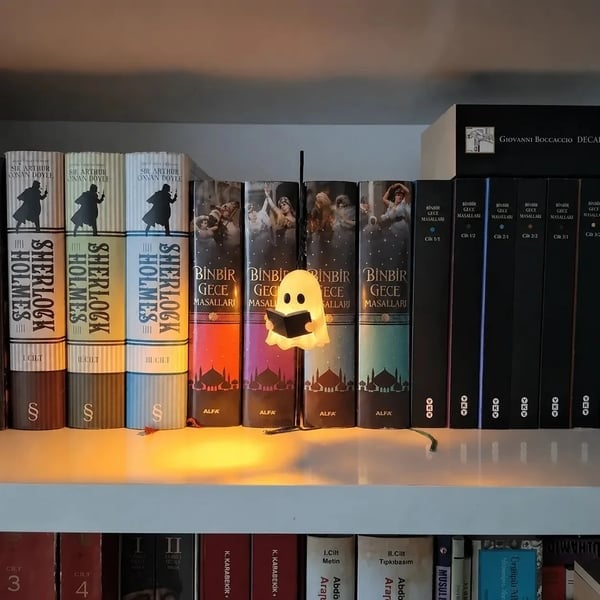 📚 Where Every Shelf Tells a Story——Halloween Edition Library Shelf Lanterns