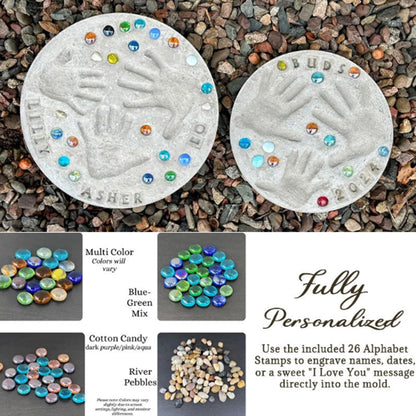 Freeze Time DIY Handprint Stepping Stone Kit