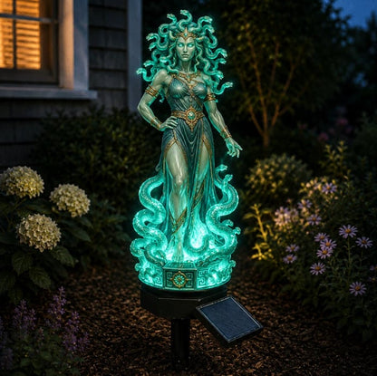 🔱 Myth-Themed Solar Garden Stake Light