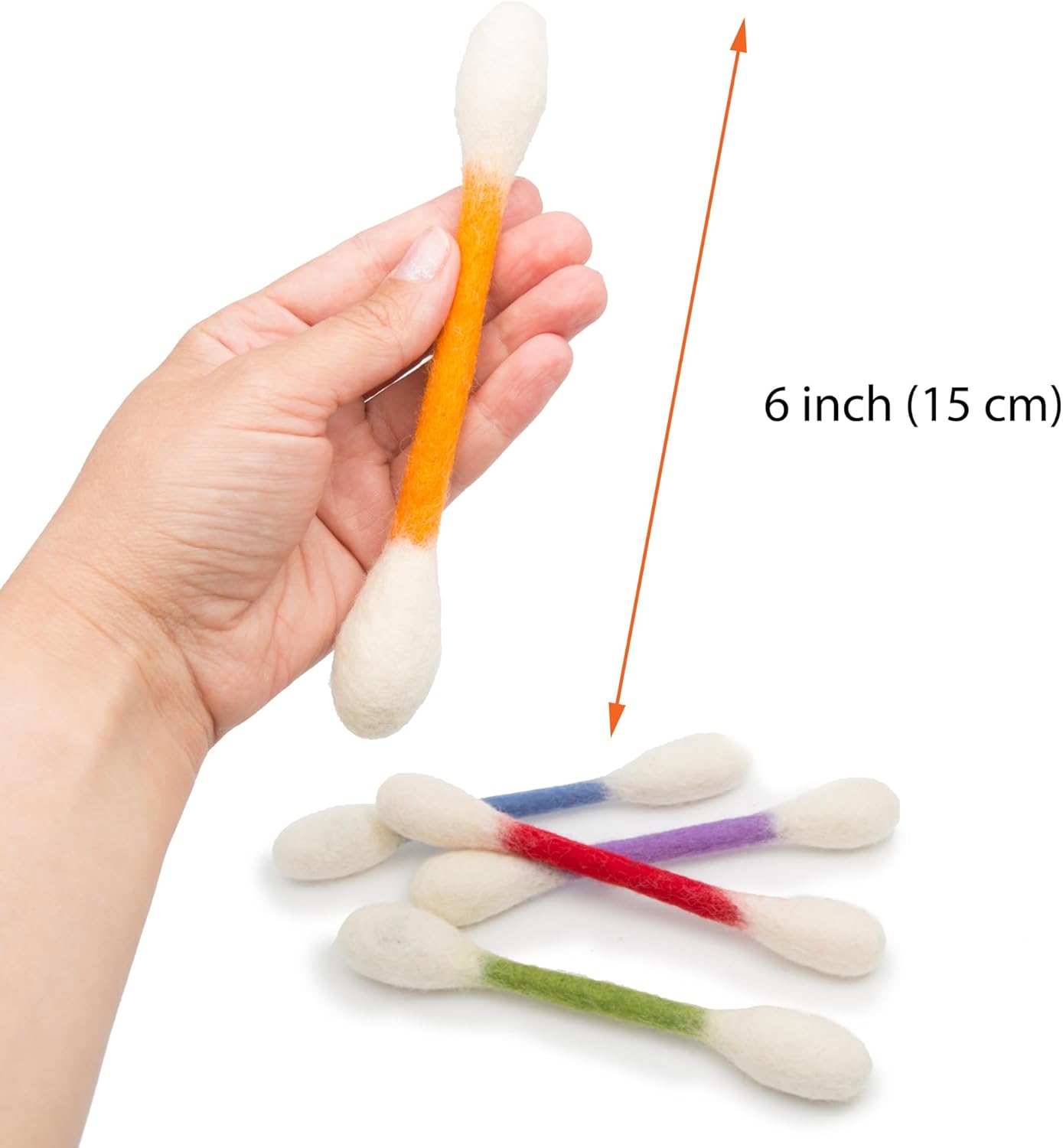 ❤️For happy, healthy, and active indoor cats🐱Swabs Large Size Cat Toys with Catnip