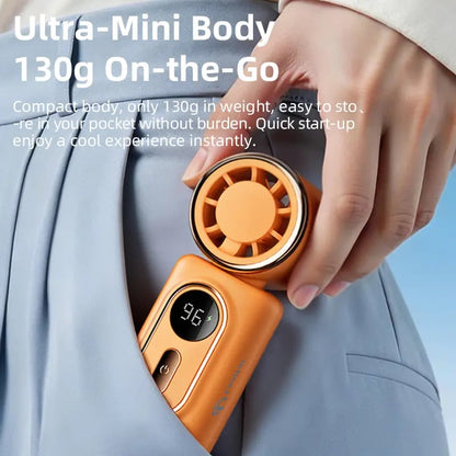 🌬️New Arrival 50% OFF🌬️ Mini Portable Handheld Clip Fan – 3-in-1 Rechargeable 3000mAh Battery 🔋