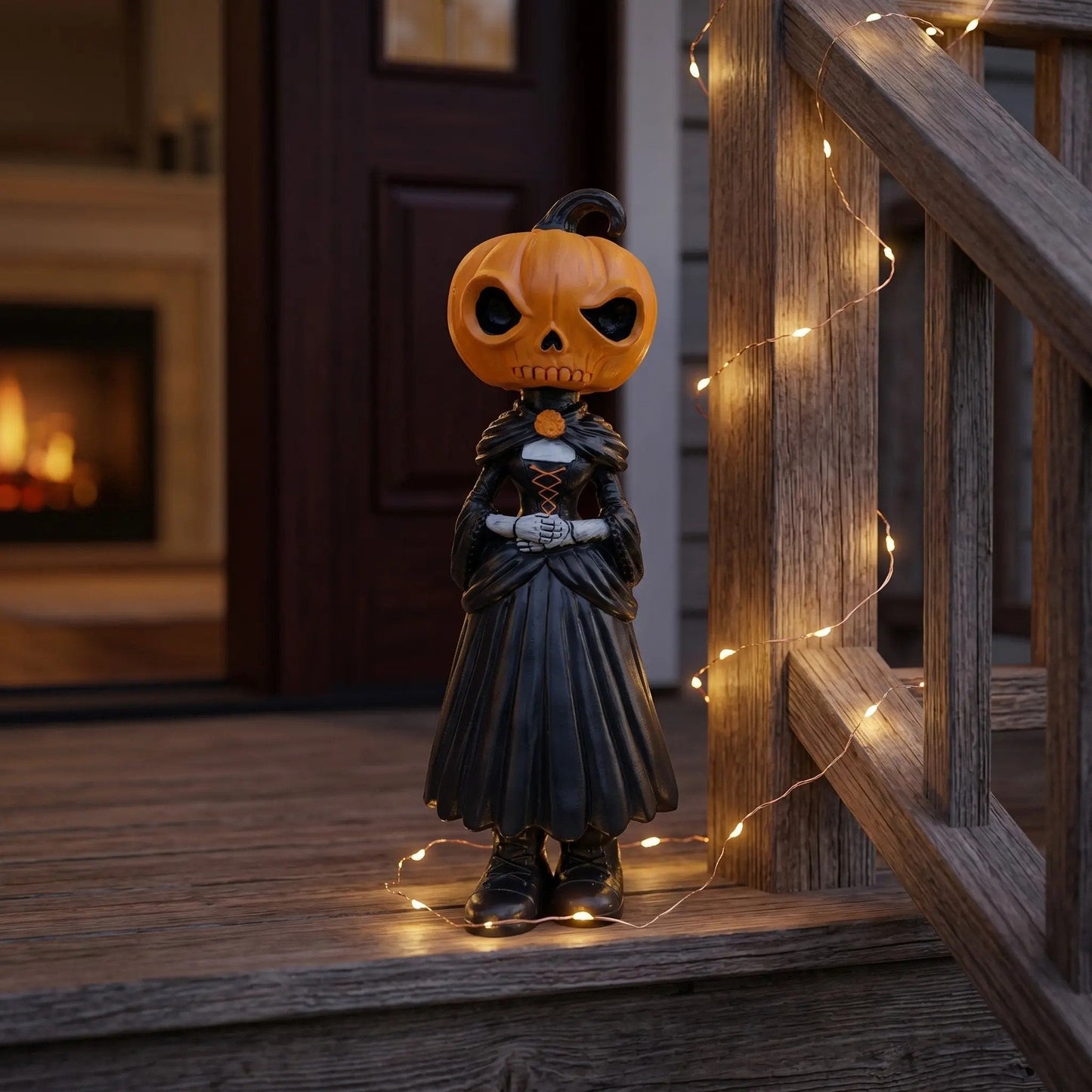 🔥HOT SALE🔥💥🏆Only $45.99 This Week👻Halloween Pumpkin Man Figurine/Decoration🎃