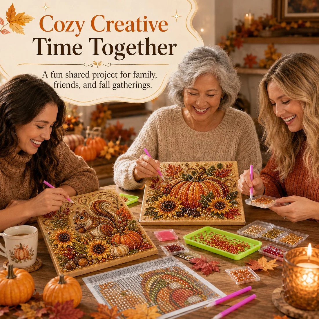 🔥Last Day 49% OFF - 🍂Autumn Pearl Painting Kit🎃✨