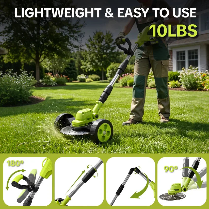 🛠️ LIMITED-TIME 59% OFF! ✨3-in-1 Cordless Lawn Mower with 2×21V Batteries