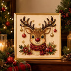 🎄LAST DAY 49% OFF – DIY Christmas Pearl Diamond Painting Art Kit With Frame