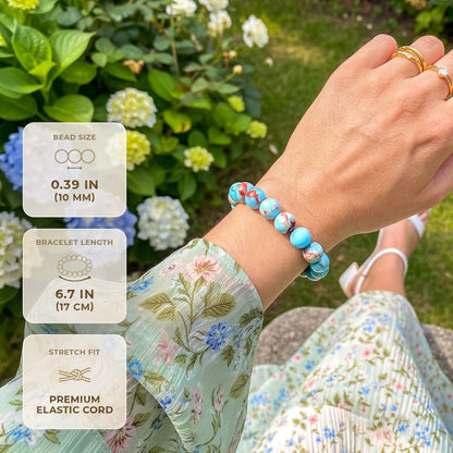 Empath’s Shield - Aqua Terra Jasper Bracelet
