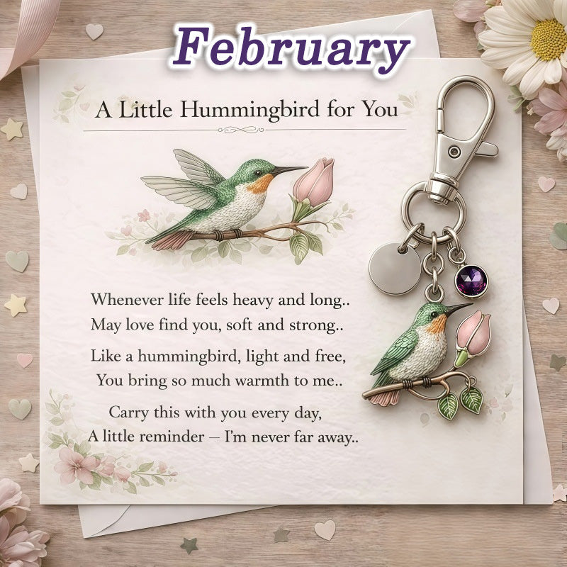 🐦Hummingbird Keychain - Birthday Gift 🎂