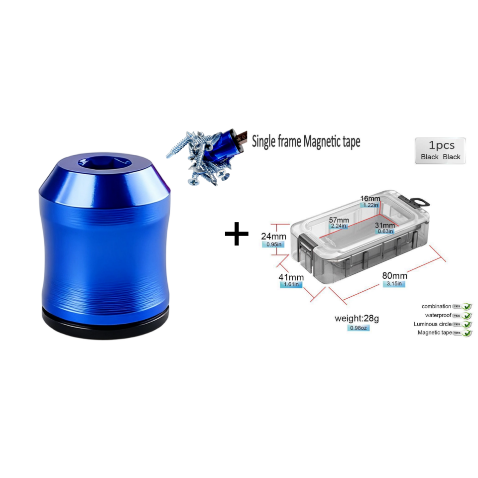 ⚡3-in-1 Magnetic Screwdriver Ring – Quick Bit Swap, Secure Hold & Portable 🧲