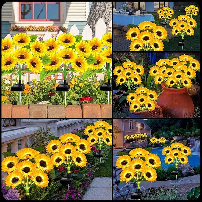 🌞Solar LED Sunflower Garden Lights-29.6inch/74cm