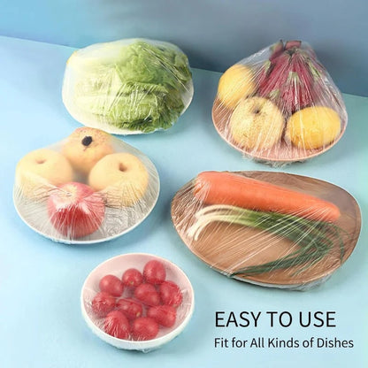 Fresh Keeping Bags – Elastic Plastic Bowl Covers