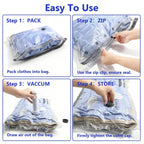 Vacuum Bags for Clothes – Travel & Storage Set🧳