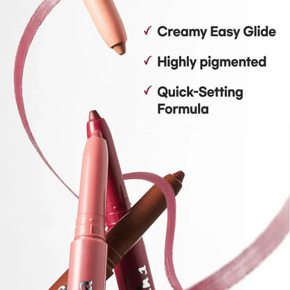 Easy Glide Lip Liner — Creamy, Blendable Color with Smooth Application