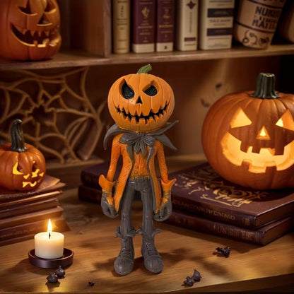 🔥HOT SALE🔥💥🏆Only $45.99 This Week👻Halloween Pumpkin Man Figurine/Decoration🎃