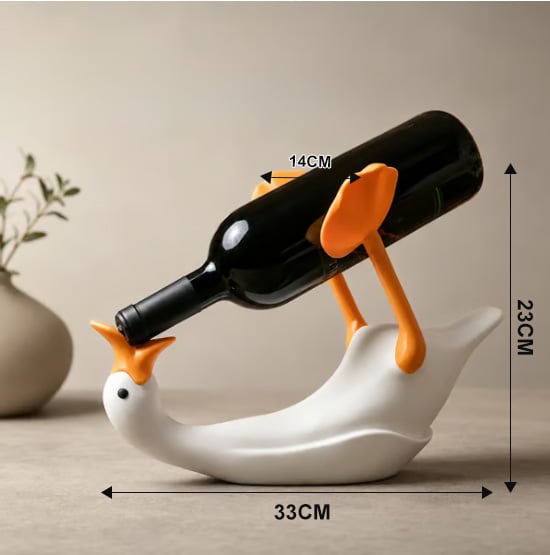 🔥Hot Sale⚡🪿 Goose-Shaped Wine Bottle Holder🍷 ✨