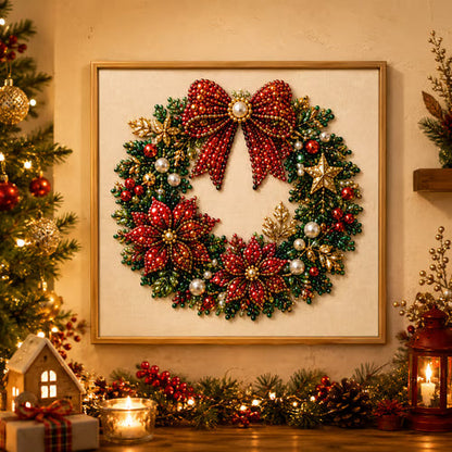 🎄LAST DAY 49% OFF – DIY Christmas Pearl Diamond Painting Art Kit With Frame
