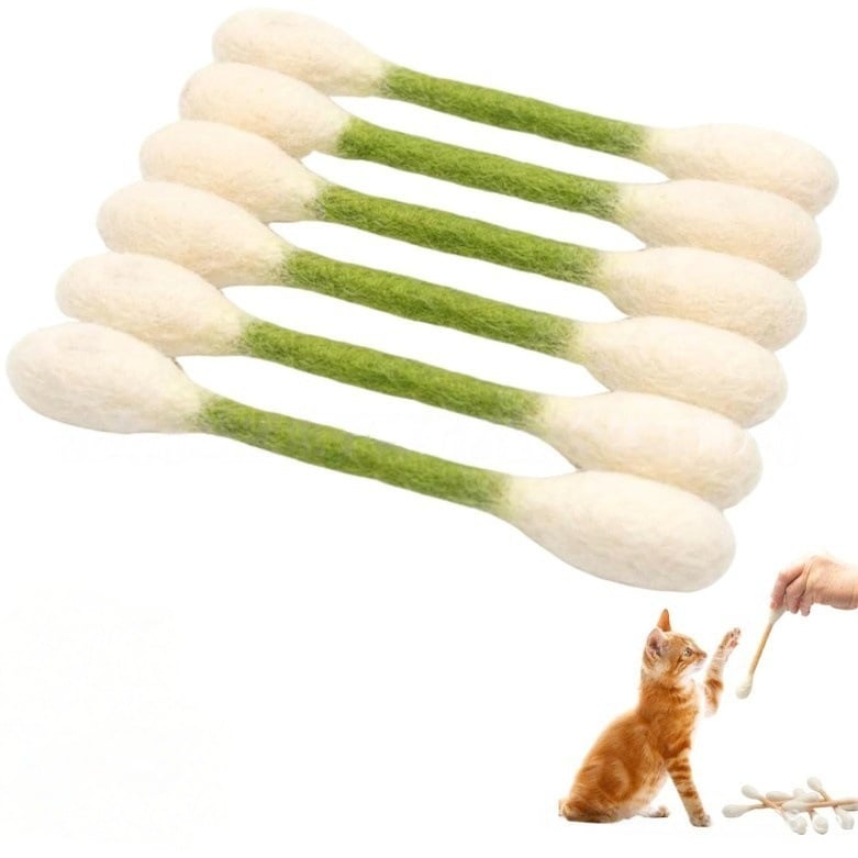 ❤️For happy, healthy, and active indoor cats🐱Swabs Large Size Cat Toys with Catnip