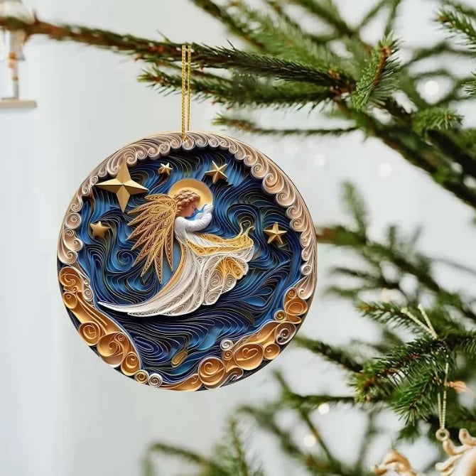 ⚡️Flash Sale⚡️ Acrylic Flat Hanging Ornament – Fade-Proof Car Decor, Gift-Ready
