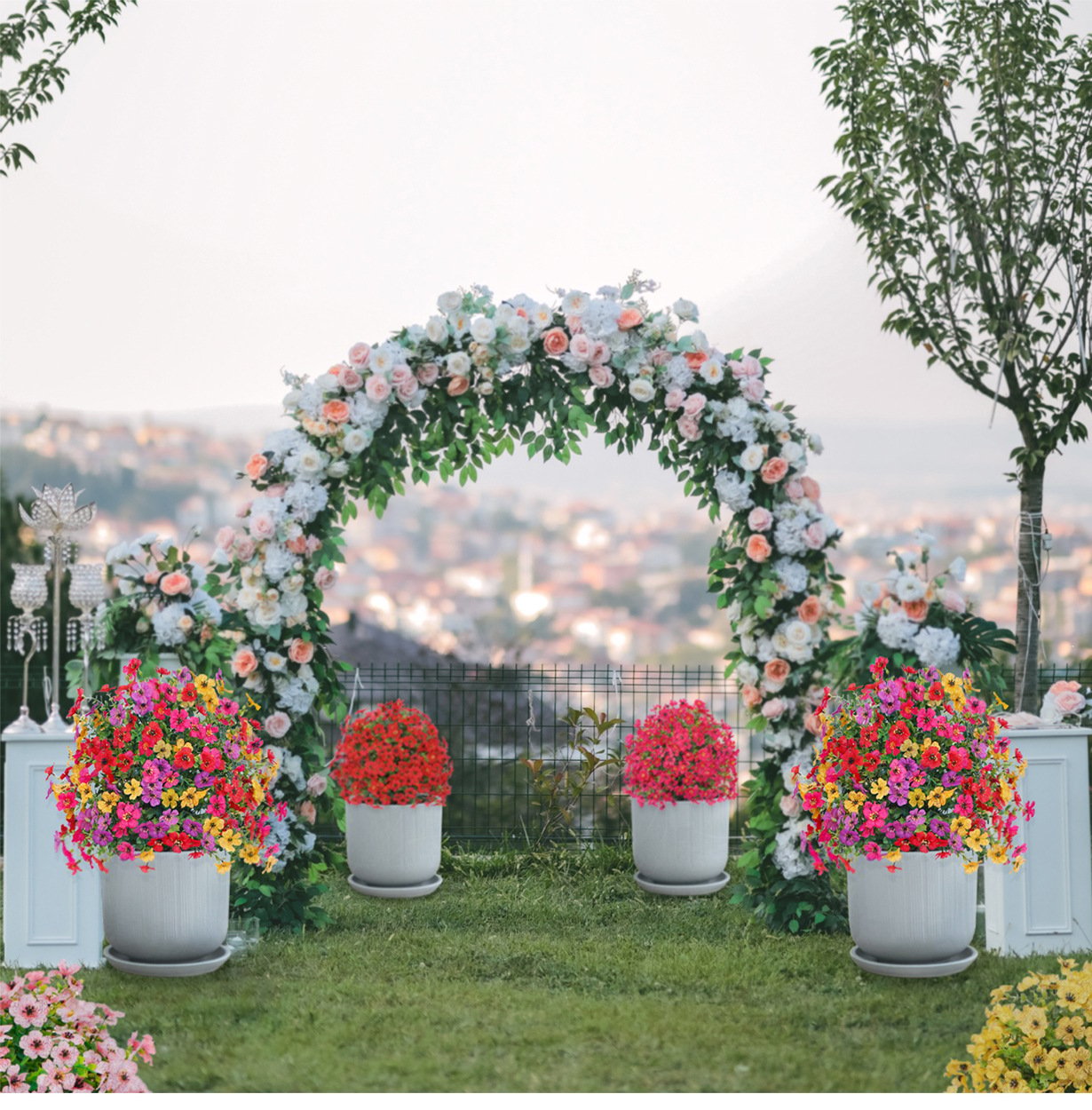 🔥Outdoor/Indoor UV Resistant & Waterproof Artificial Flower Decor