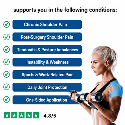 🔥 LAST DAY 50% OFF – FDA-Registered Fast-Acting Shoulder & Knee Pain Relief Tape 💪🏃 Breathable & Sweatproof