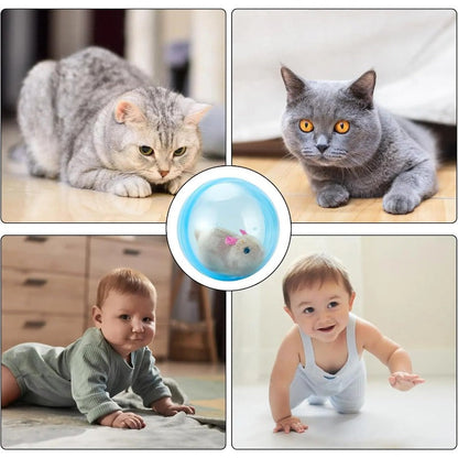 Self-Rolling Interactive Cat Ball