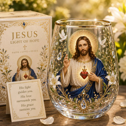 🙏✝️ 2026 Limited Edition “Morning Prayer” Glass Tea Cup ☀️☕ – Faith & Serenity Collection