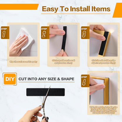 🔥Heavy Duty Hook and Loop Strips with Adhesive