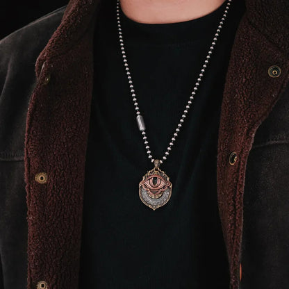 💪Hot Sale! 🔥49% OFF👁️‍🗨️Handmade Tarot Vision Pendant: Connect to Cosmic Wisdom Anytime