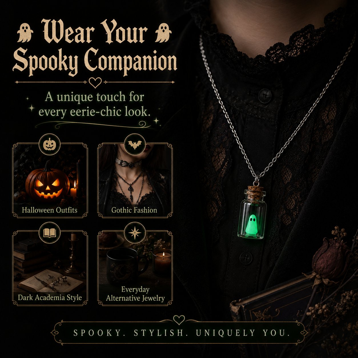 🔥Hot Sales - 👻Ghost Adoption Necklace✨
