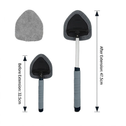 🔥Microfiber Car Windshield Cleaning Tool with Extendable Handle