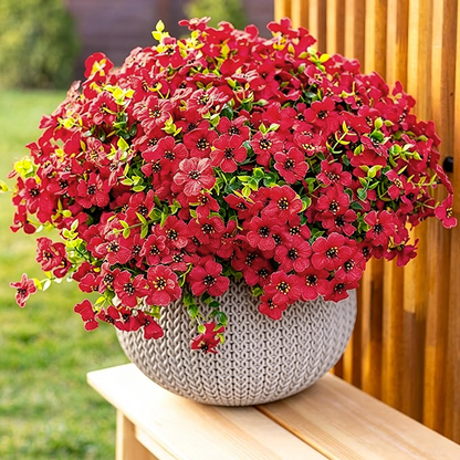 🌸UV Resistant Artificial Flowers – Fade-Free & Colorful for Garden, Patio, Home Decor